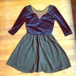 Velour Dress